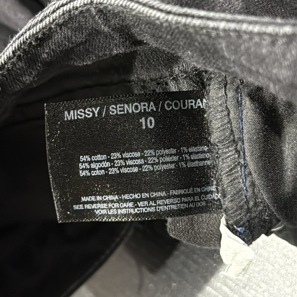 Nine West Black Denim Skinny Jeans - 10 - Picture 4 of 6